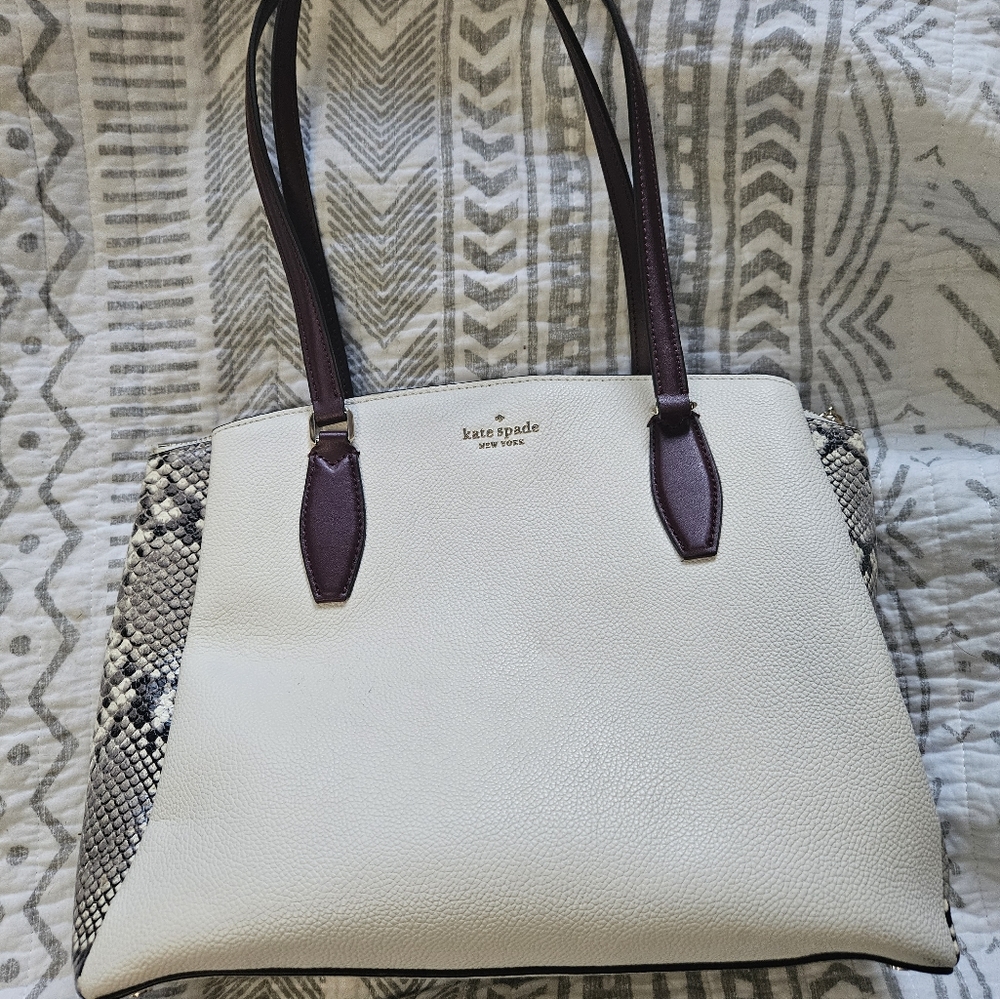 Kate Spade triple compartment handbag